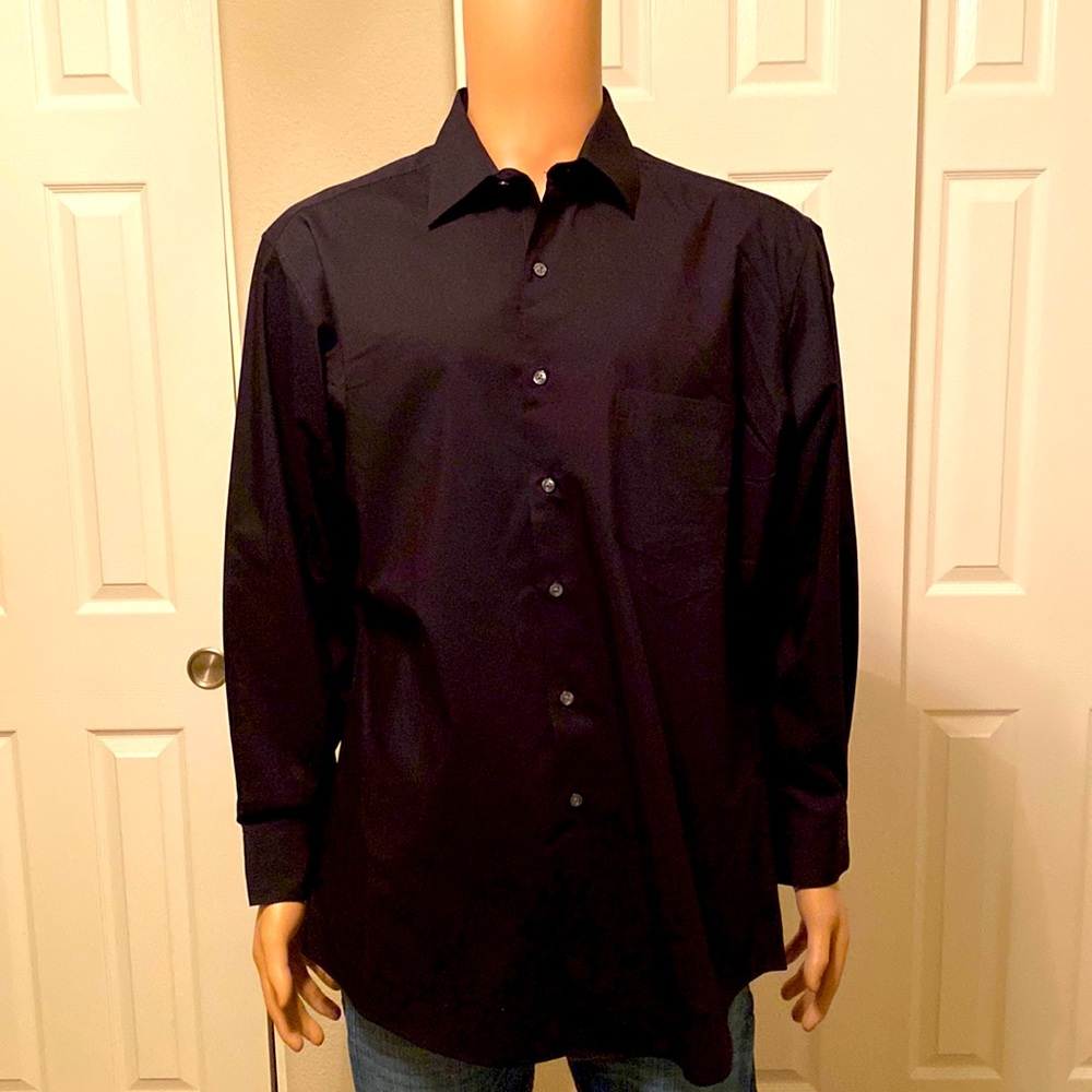 Long sleeve dress shirt button